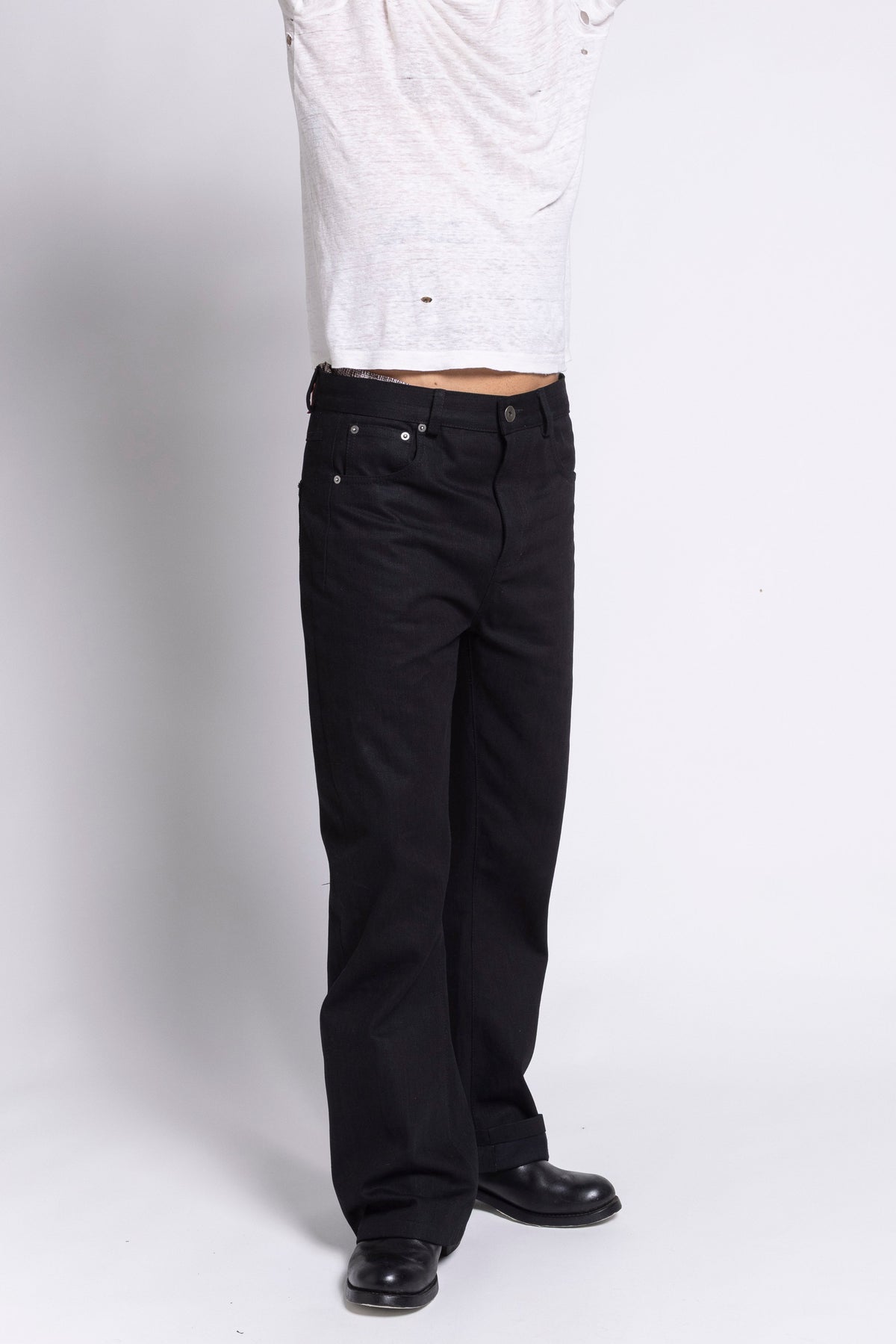 SLUB SELVEDGE RAW DENIM BOOTCUT