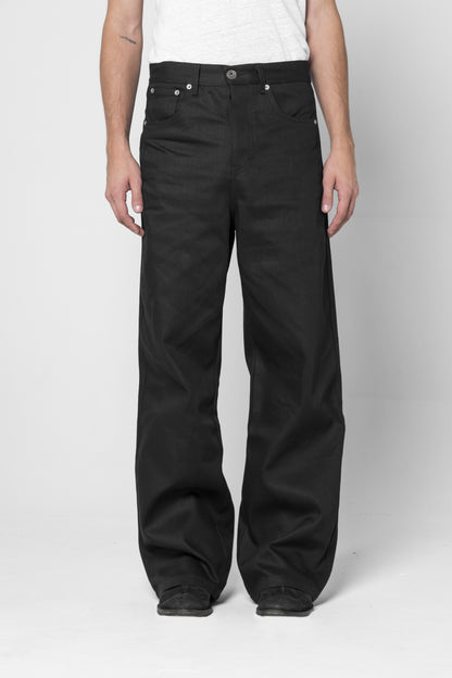 BLACK JAPANESE SELVEDGE RAW DENIM