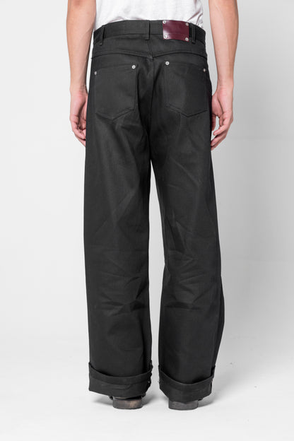 BLACK JAPANESE SELVEDGE RAW DENIM