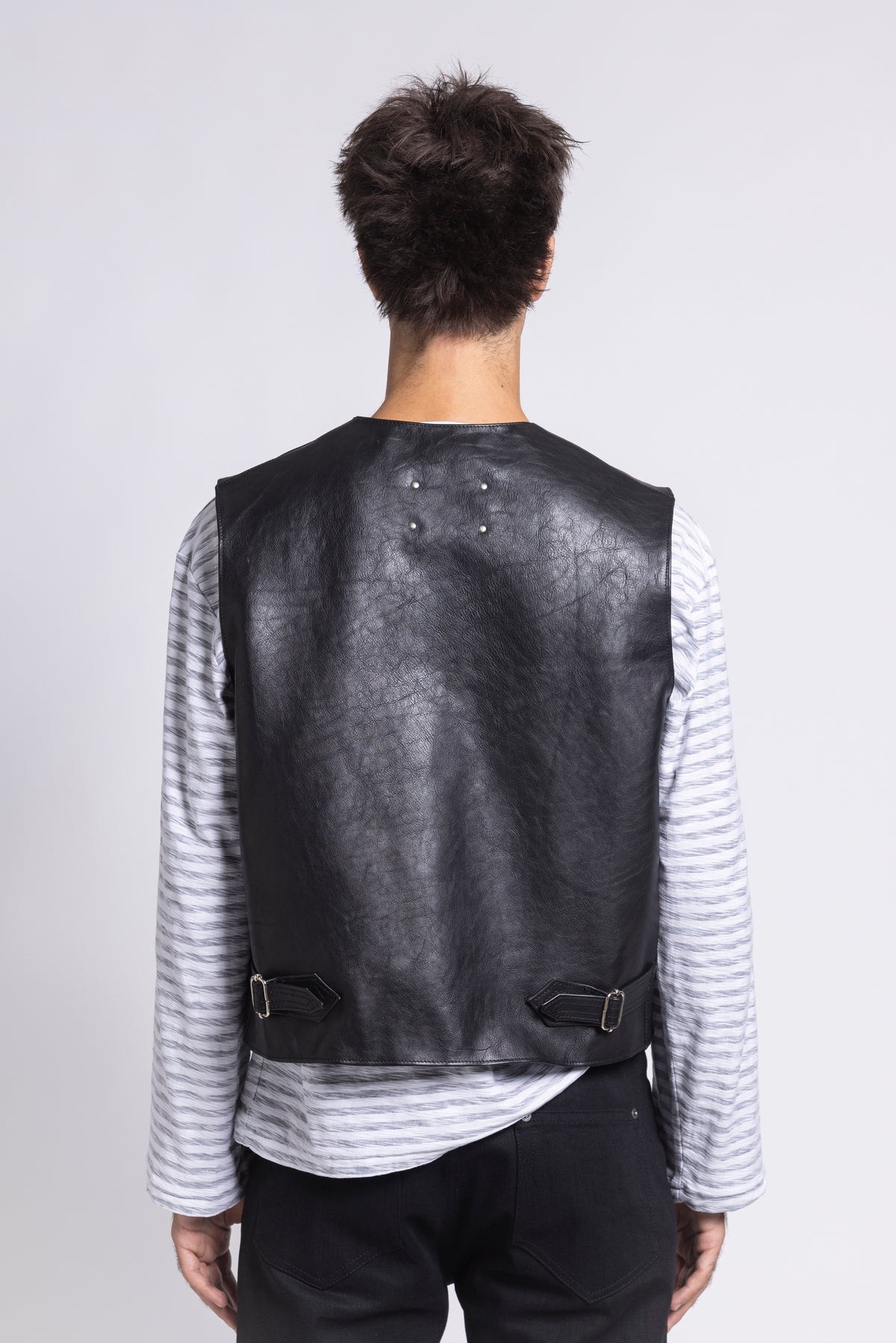BIKER LEATHER VEST