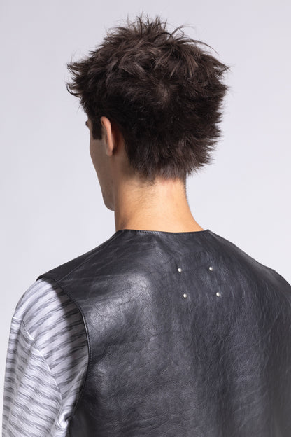 BIKER LEATHER VEST