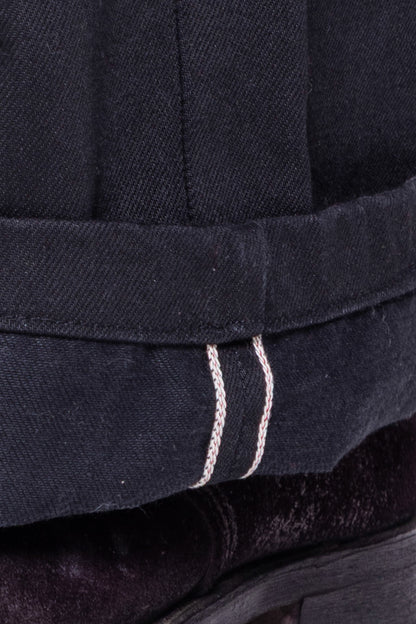 BLACK JAPANESE SELVEDGE RAW DENIM