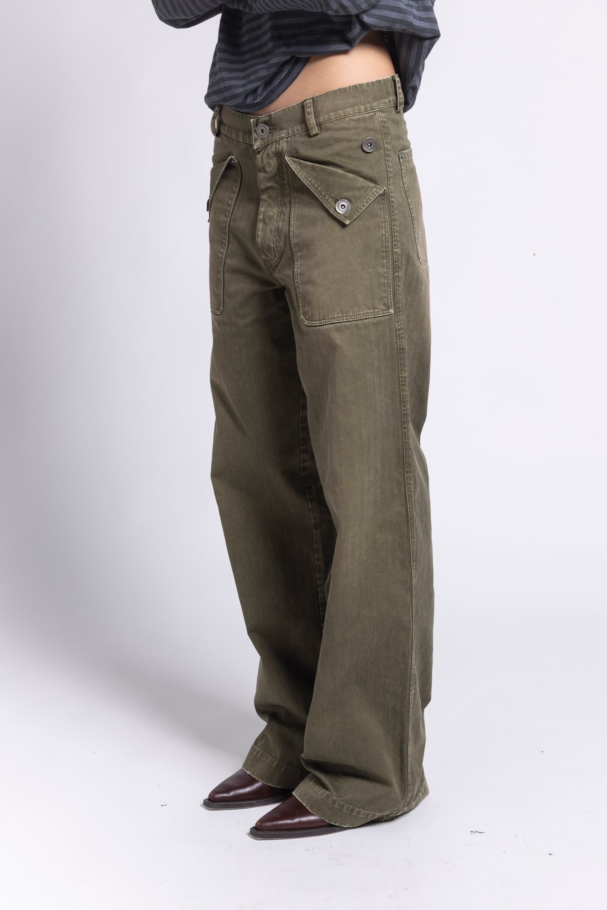 HBT ARMY FLAP POCKETS PANT