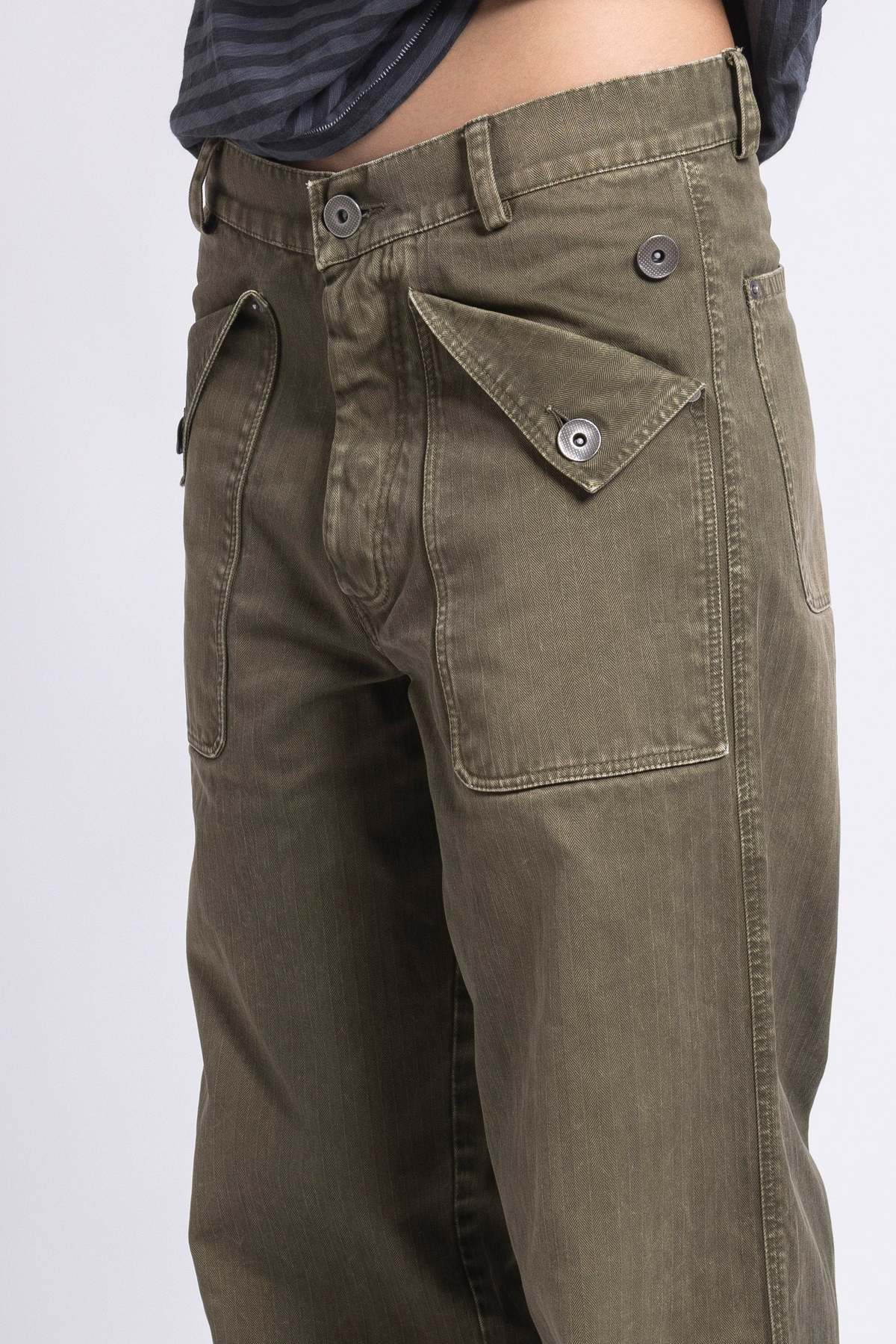 HBT ARMY FLAP POCKETS PANT