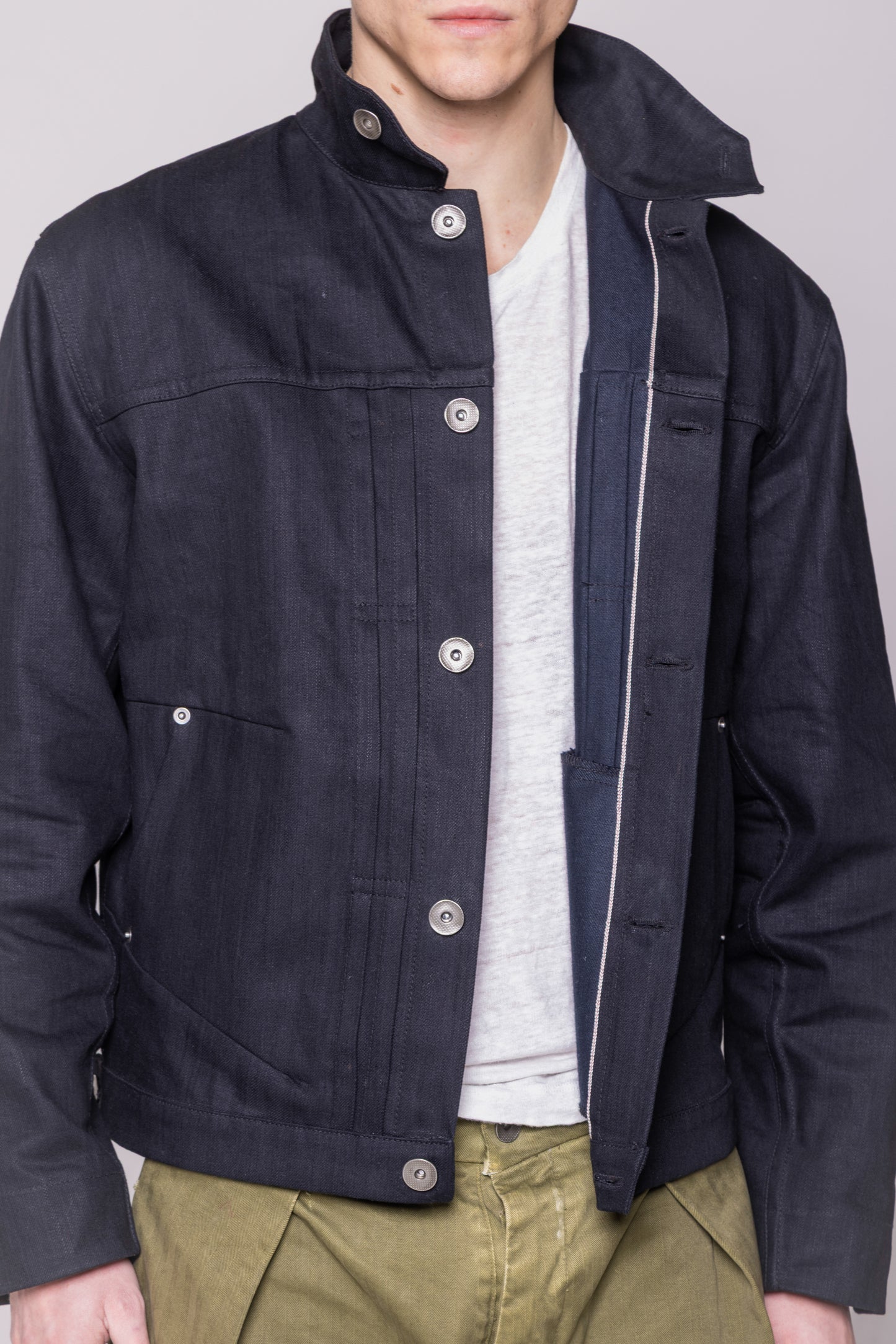 SLUB SELVEDGE RAW DENIM JCKT