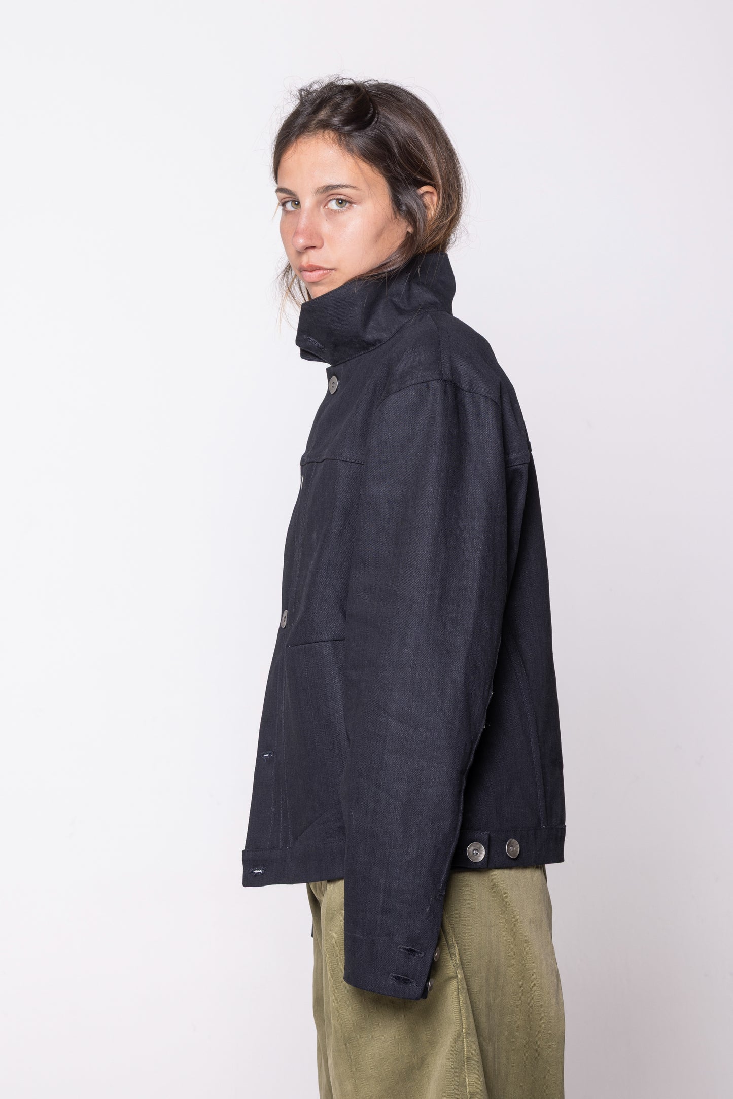 SLUB SELVEDGE RAW DENIM JCKT