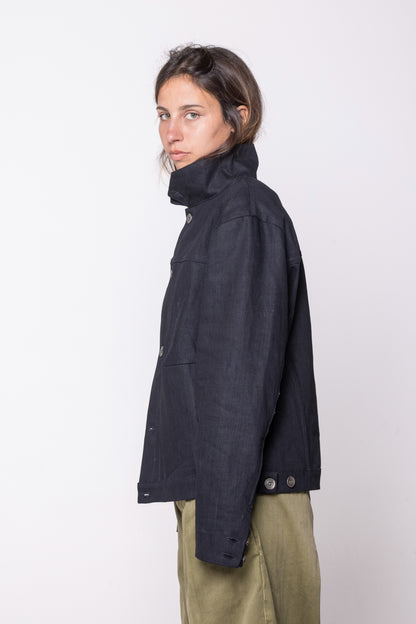 SLUB SELVEDGE RAW DENIM JCKT