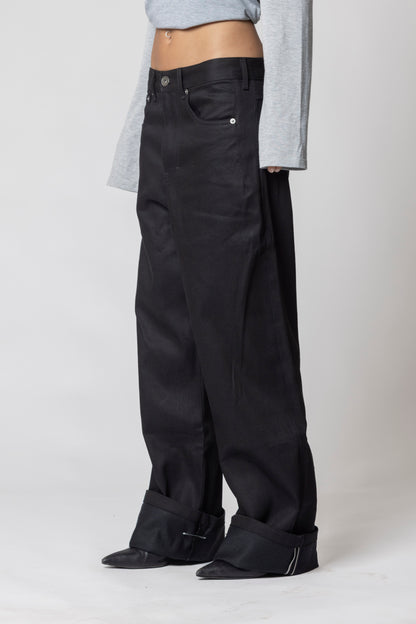 BLACK JAPANESE SELVEDGE RAW DENIM