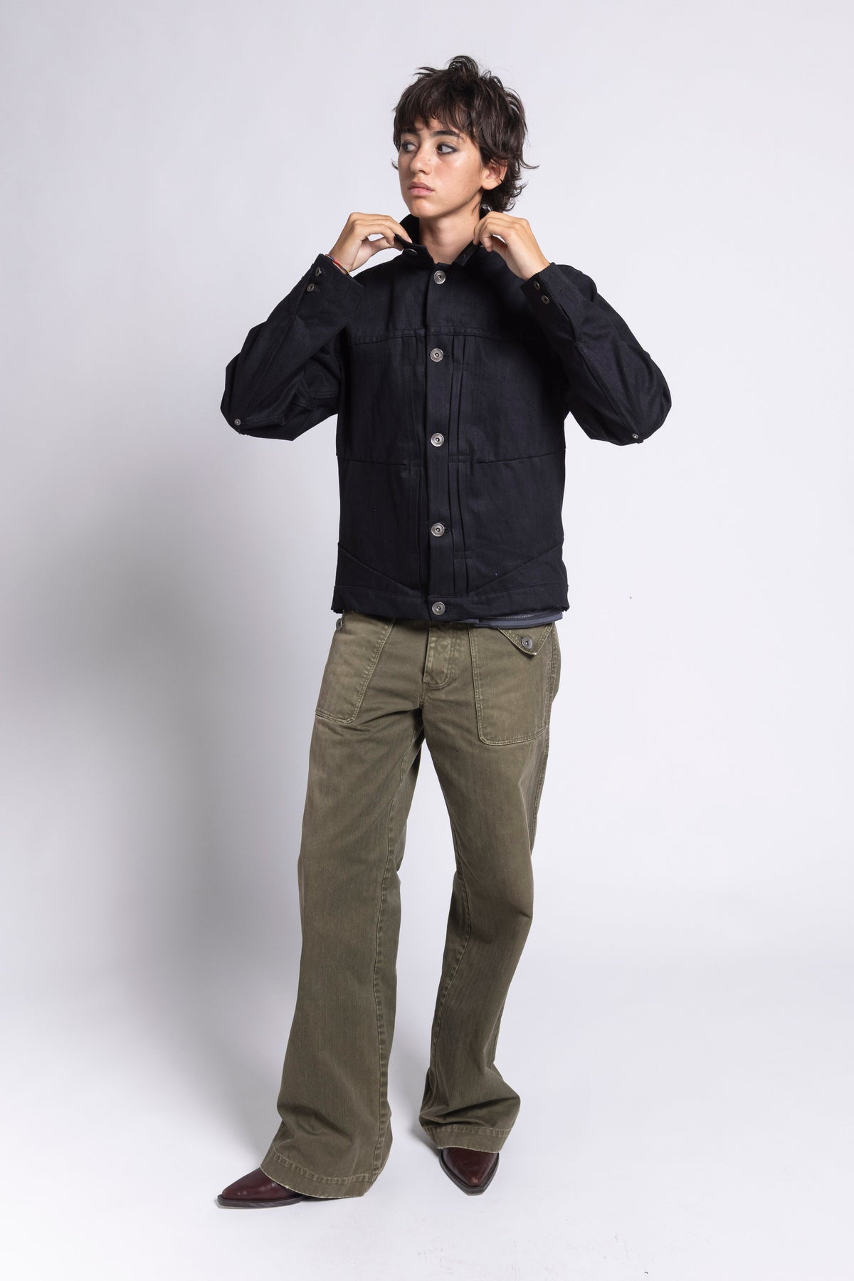SLUB SELVEDGE RAW DENIM JCKT