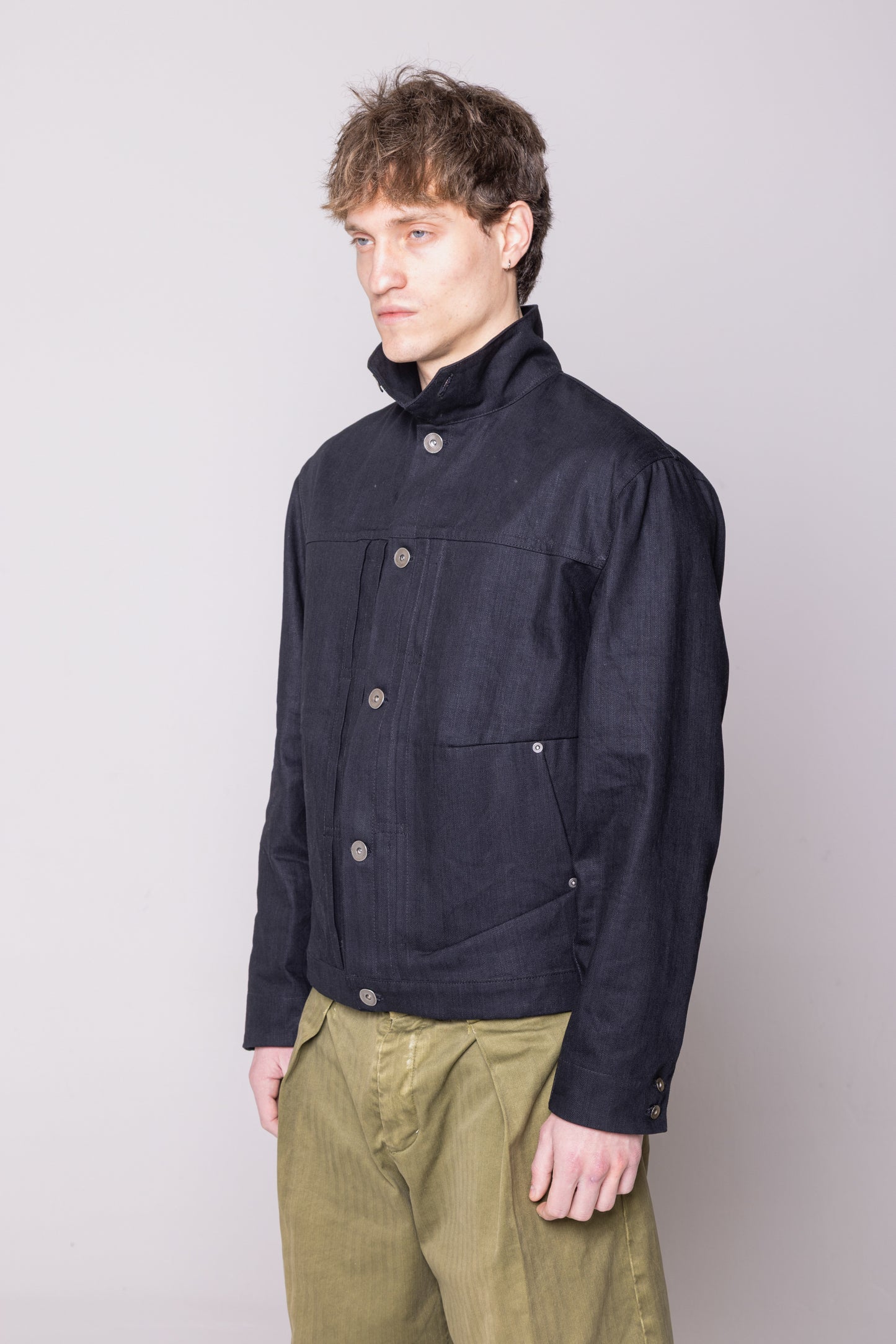 SLUB SELVEDGE RAW DENIM JCKT