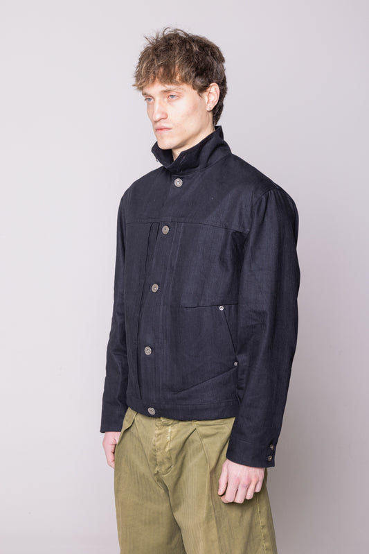 SLUB SELVEDGE RAW DENIM JCKT