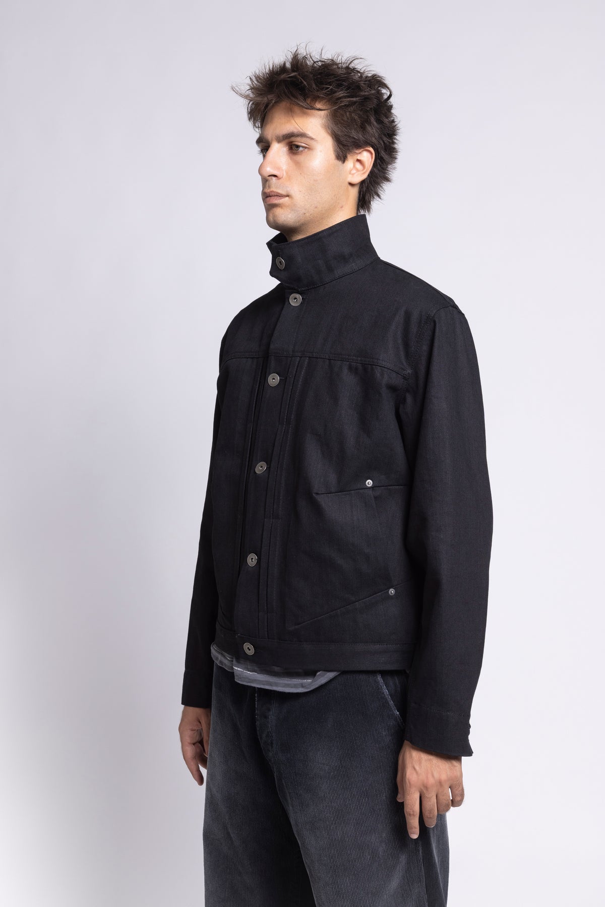 SLUB SELVEDGE RAW DENIM JCKT