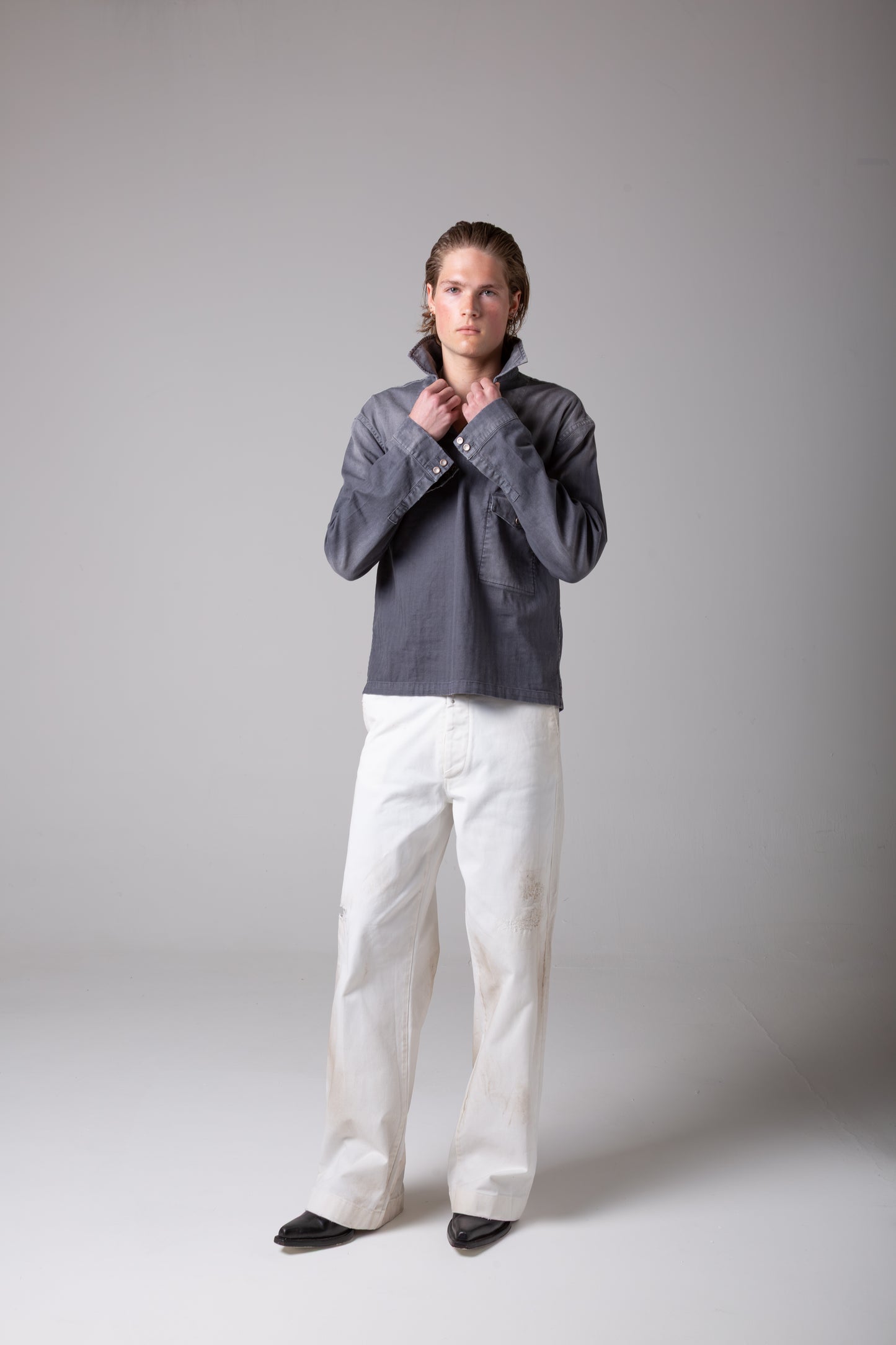 DUSTY WHITE WORK PANT
