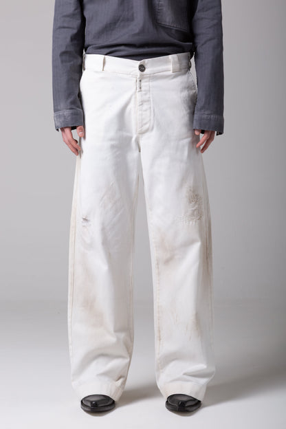DUSTY WHITE WORK PANT