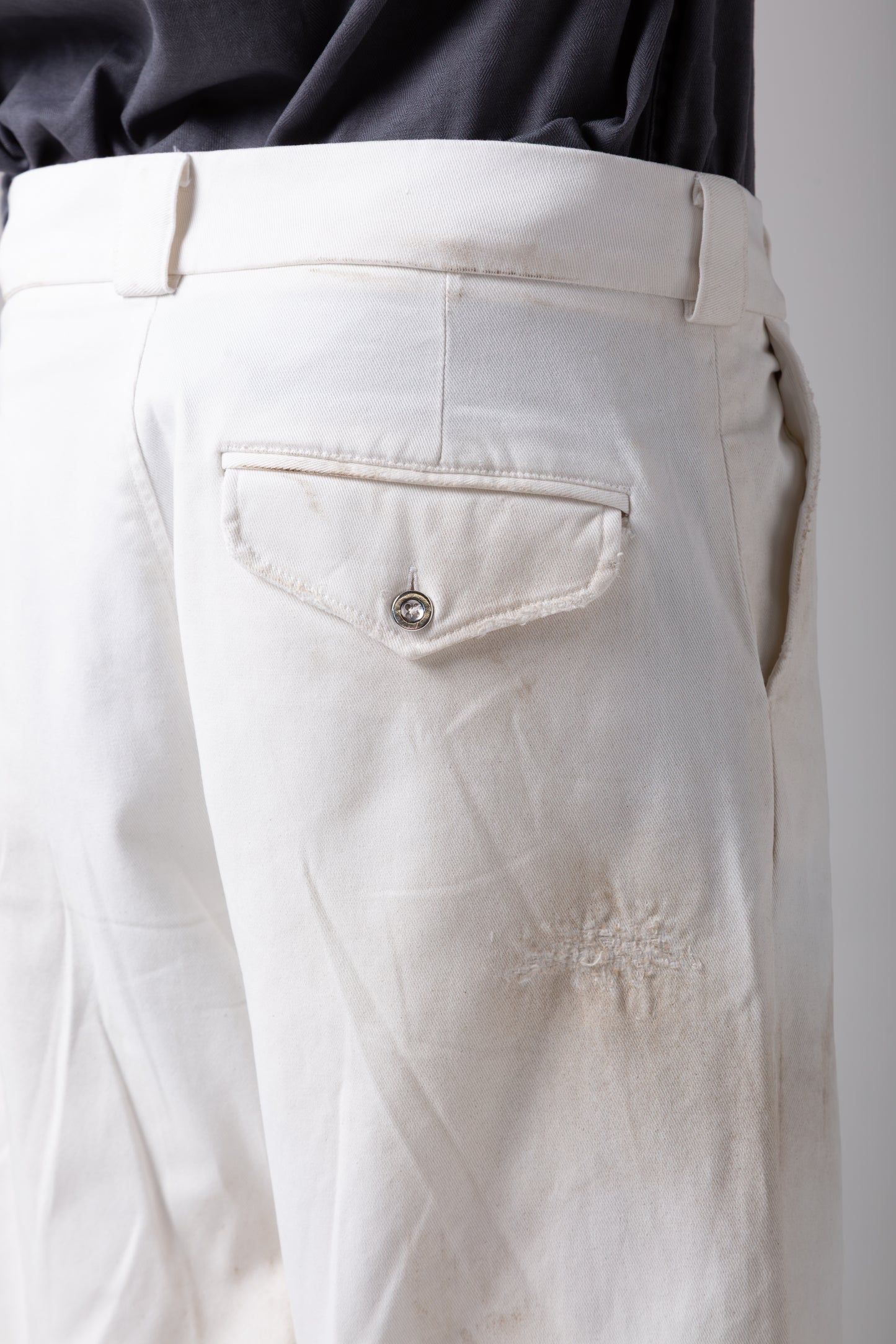 DUSTY WHITE WORK PANT