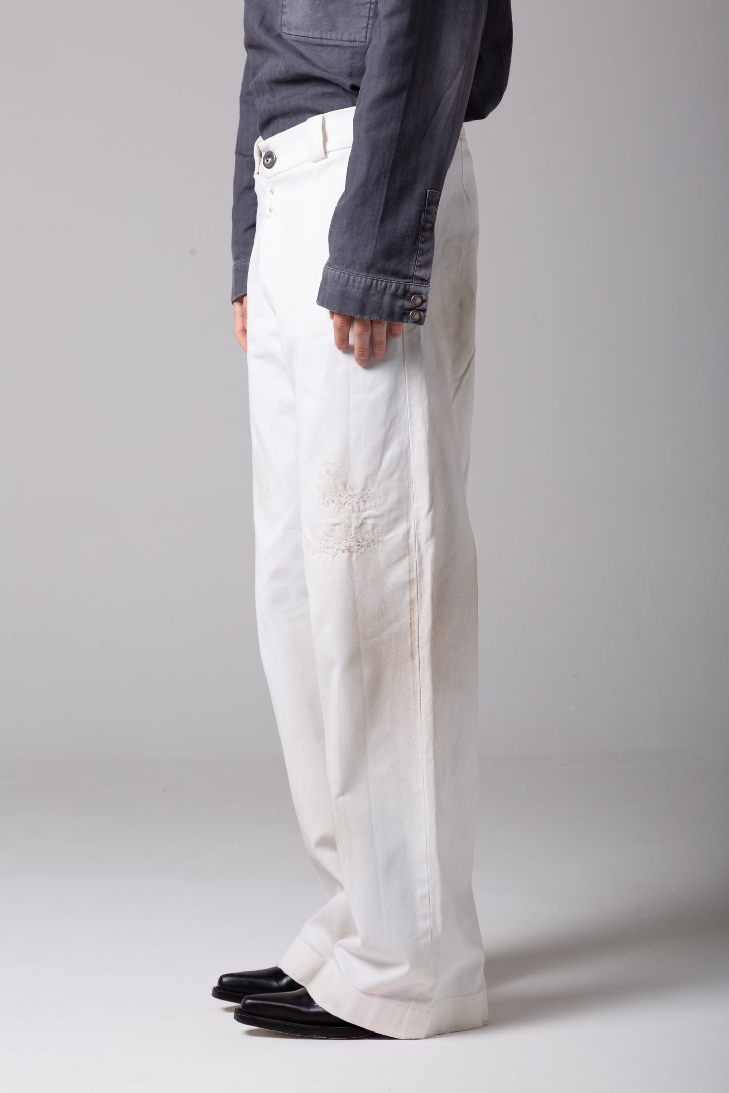DUSTY WHITE WORK PANT
