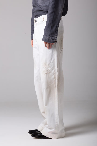 DUSTY WHITE WORK PANT