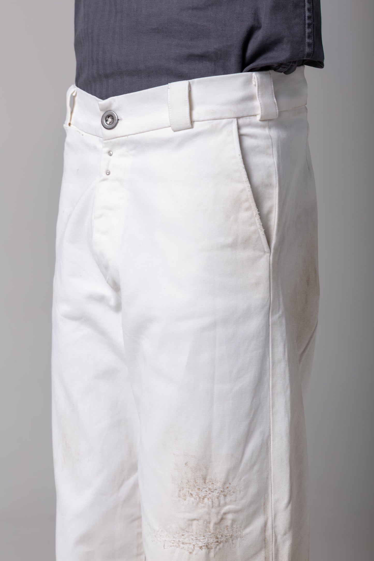 DUSTY WHITE WORK PANT