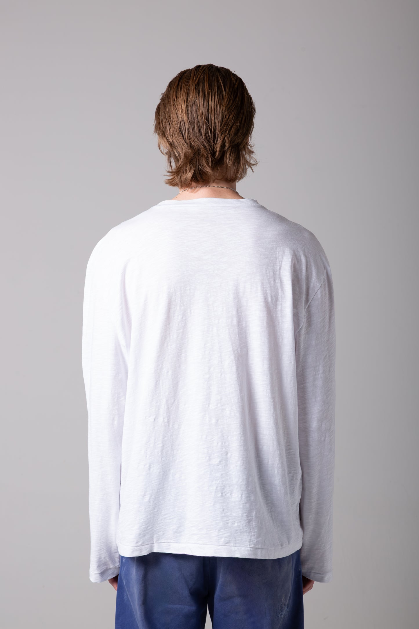 SLUB SINGLE STITCH SKULL LONGSLEEVE