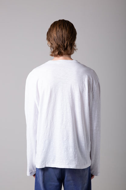 SLUB SINGLE STITCH SKULL LONGSLEEVE