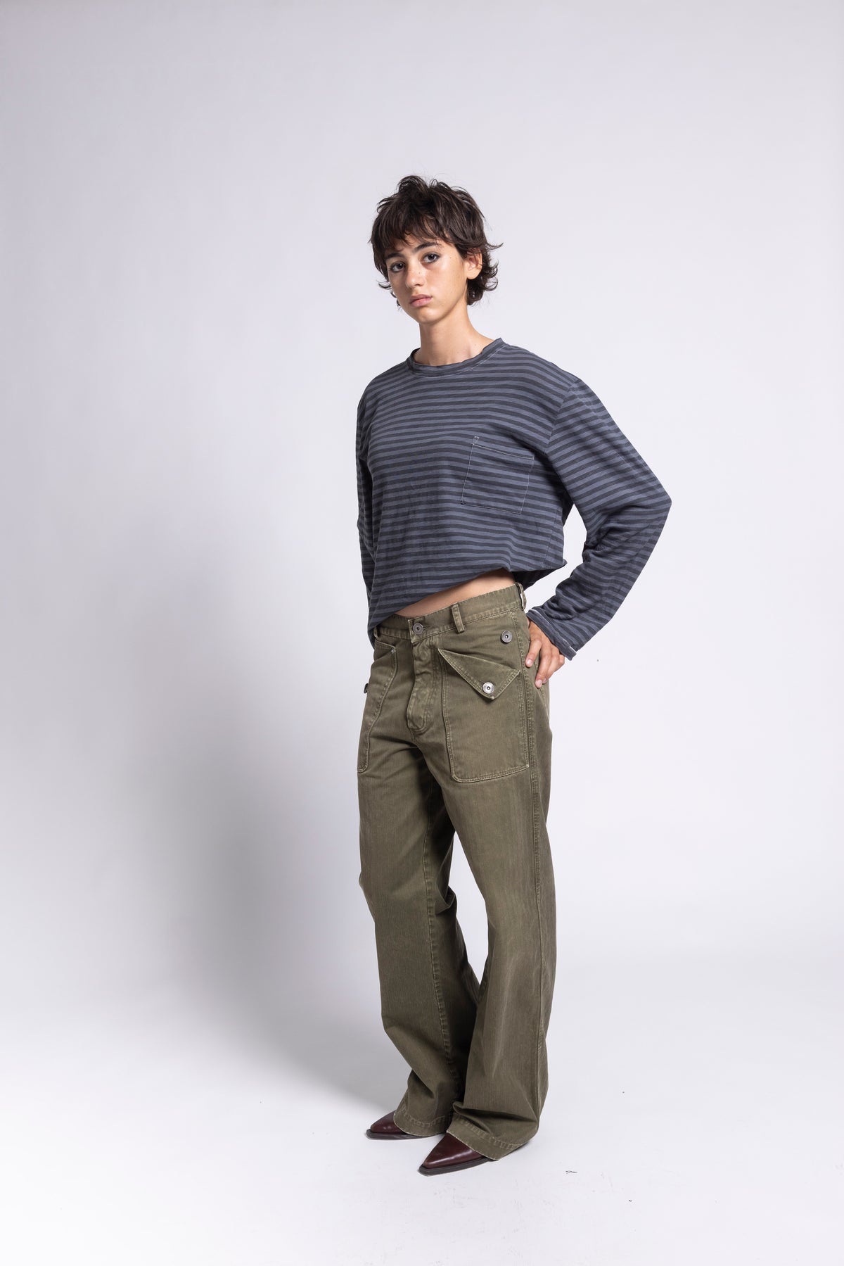HBT ARMY FLAP POCKETS PANT