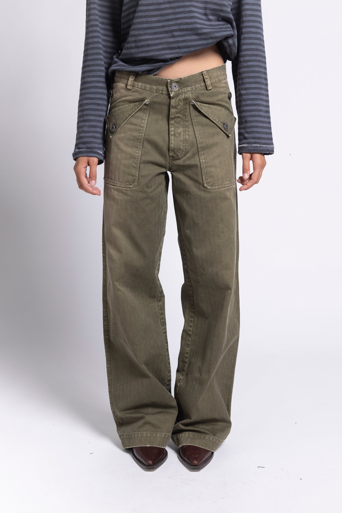 HBT ARMY FLAP POCKETS PANT