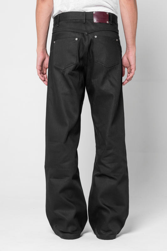 BLACK JAPANESE SELVEDGE RAW DENIM