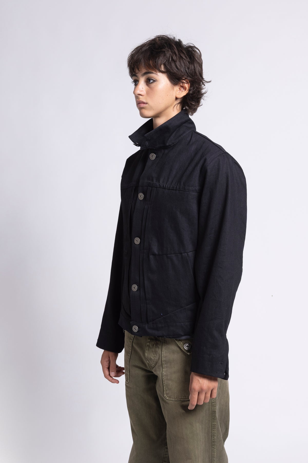 SLUB SELVEDGE RAW DENIM JCKT