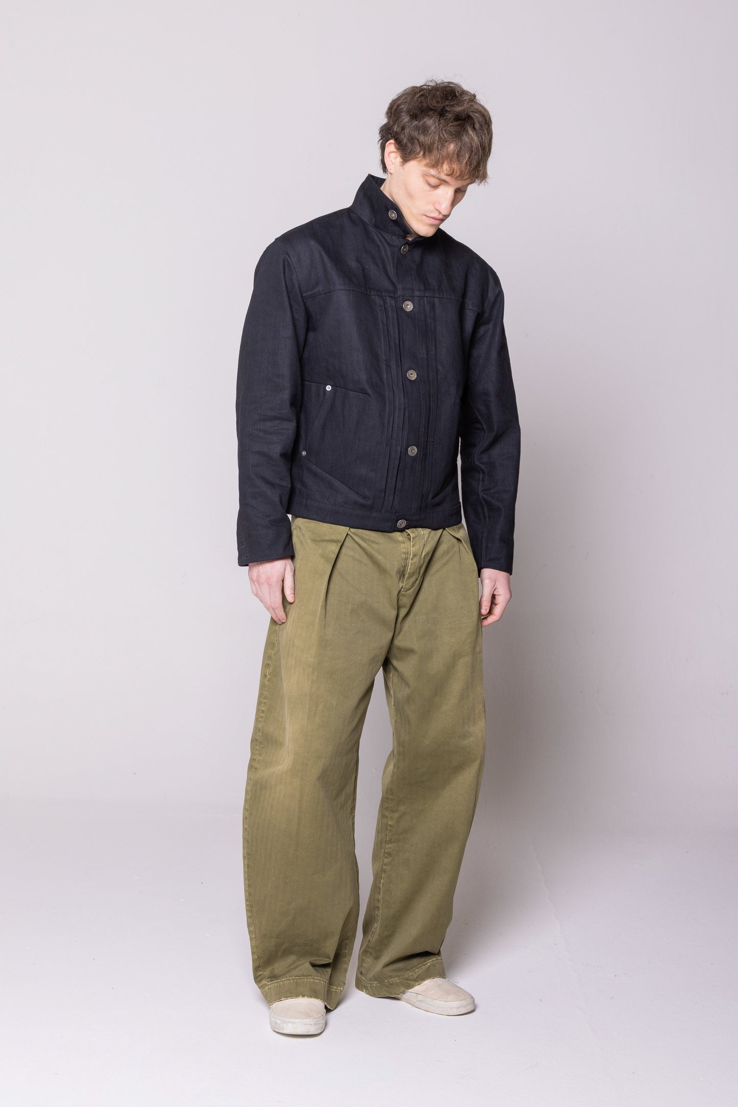 SLUB SELVEDGE RAW DENIM JCKT