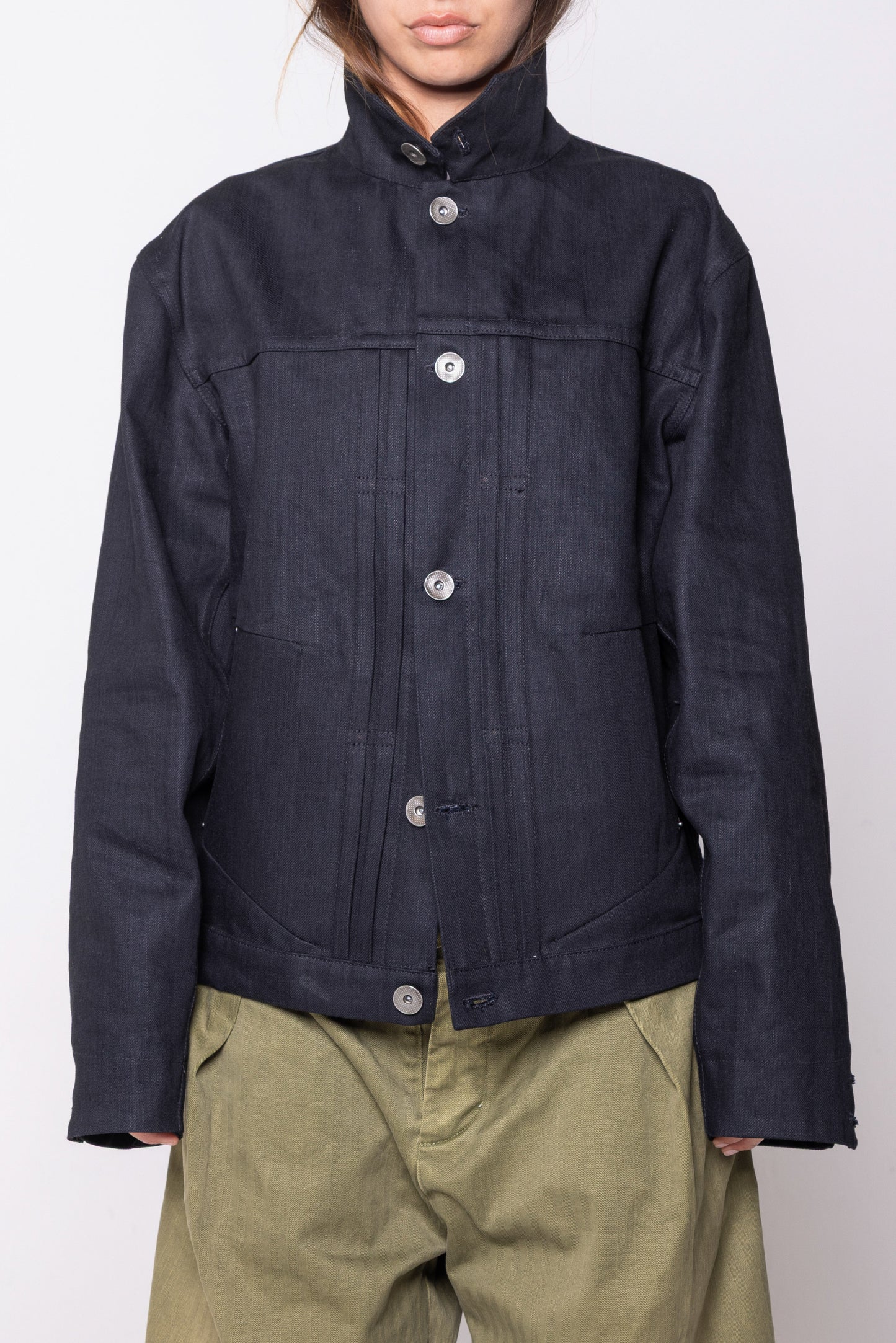 SLUB SELVEDGE RAW DENIM JCKT