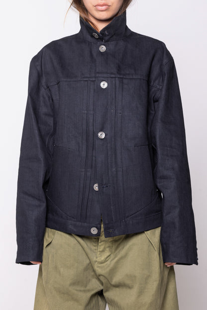 SLUB SELVEDGE RAW DENIM JCKT