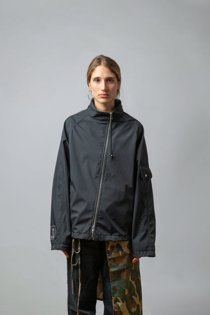 ASYMMETRIC AMPHIBIO TURTLE NECK JCKT