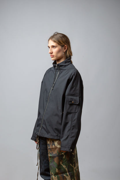 ASYMMETRIC AMPHIBIO TURTLE NECK JCKT